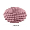 thumbnail image 3 of Xecvkr Round Velvet Area Rug 40x40cm Soft Plush Floor Mat for Bedroom Living Room Entryway Doormat Home Decor Non Slip Comfortable, 3 of 6