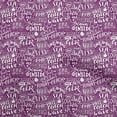 thumbnail image 1 of oneOone Cotton Cambric Purple Fabric Writing Text Craft Projects Decor Fabric Printed By The Yard 42 Inch Wide, 1 of 4