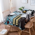 thumbnail image 2 of Rock Music Speaker Guitar Tablecloths Waterproof Kitchen Items Coffee Table For living Room Home Decor Dining Table, 2 of 7