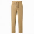 thumbnail image 4 of NOLDARES Boys Sweatpants - Ligthweight Athletic Boys Pants Relaxed Fit Youth Joggers with Pockets and Drawstring(Khaki,7-8 Years), 4 of 4