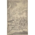 thumbnail image 2 of Samuel Wale 12x18 Gold Ornate Wood Frame and Double Matted Museum Art Print Titled - A Musical Gathering (18th Century), 2 of 4