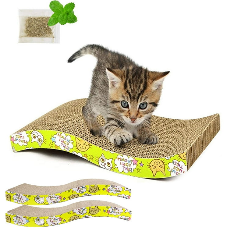 Wave cat top scratching pad