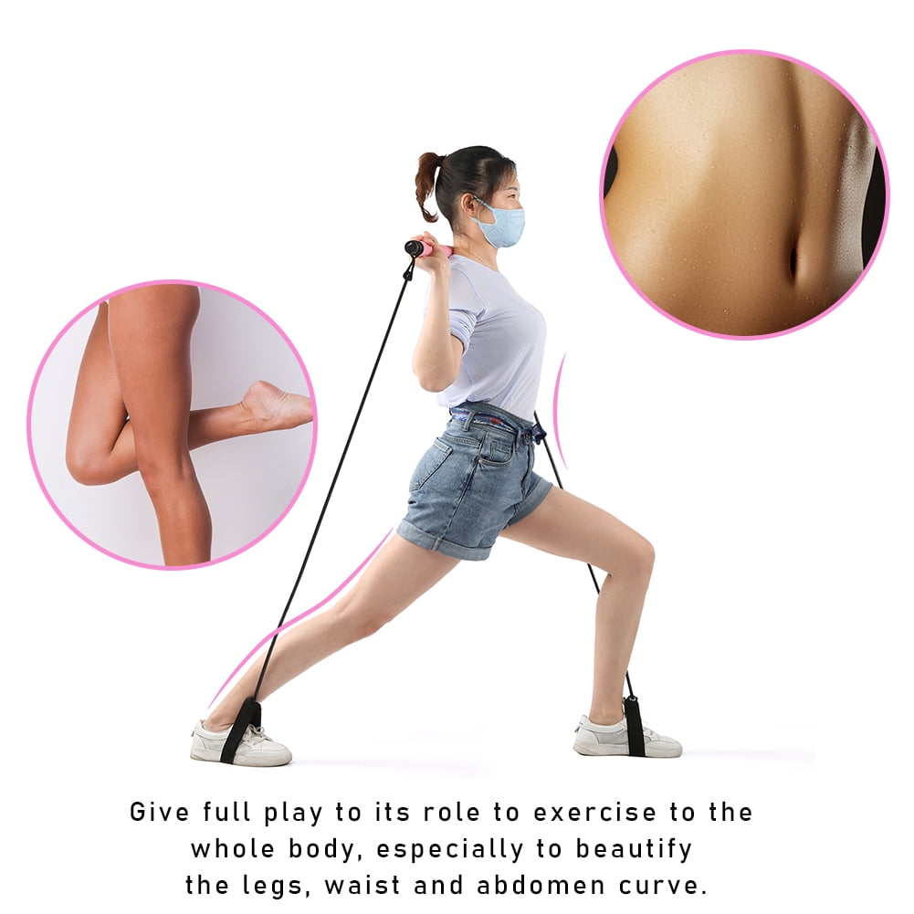 YOUTHINK Fitness Equipment,Pilates Stick,Yoga Pulling Rope Fitness Equipment Pilates Bar Multifunction Domestic Slimming Elastic Rods Muscular Relaxation