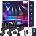 thumbnail image 2 of Tyute LED Spot Lights, Color Changing Wall Light with APP & Remote Control, Music Sync, Ambient Lighting Indoor Spotlight Lamp for Living Ro, 2 of 8