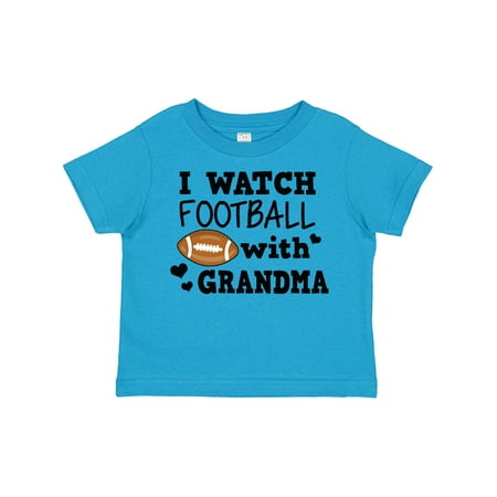 

Inktastic I Watch Football with My Grandma Gift Toddler Boy Girl T-Shirt