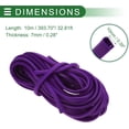 thumbnail image 4 of Universal Car Door Edge Protective Sealing Strip U-Type Door Scratch Protection Guard m -scratch Collision PVC Iron Purple, 4 of 6