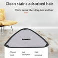 thumbnail image 4 of 10PCS Triangle Microfiber Cloth Dust Mop Replacement Head Pads Glass Cleaning Microfiber Sweeping Rags Floor, 4 of 9