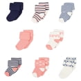 thumbnail image 4 of Touched by Nature Baby Girl Organic Cotton Socks, Love, 0-6 Months, 4 of 5