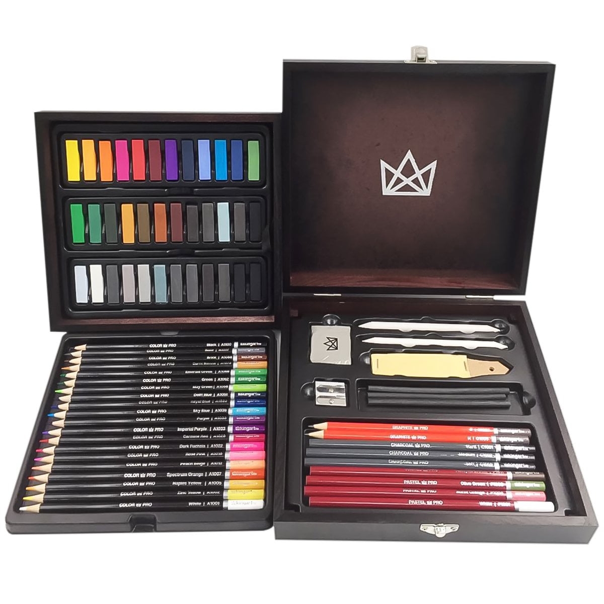 KINGART™ Gallery Series Pastel, Sketch & Draw Collection, Set of 74