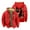 Red, variant on Baki Hanma Harajuku Zipper Hoodies Women Men Jacket Parkas Long Sleeve Casual Streetwear Coat