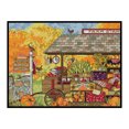 thumbnail image 1 of Escena de bordado completo Kits de algodón de punto de cruz de tela impresa de 14 quilates de 2 hebras Likrtyny decoración de arte, 1 of 9