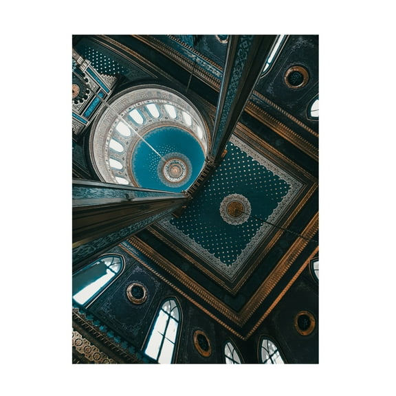 Trademark Fine Art Noureddin Abdulbari Hamidiye Yapldapz Mosque Canvas Wall Art