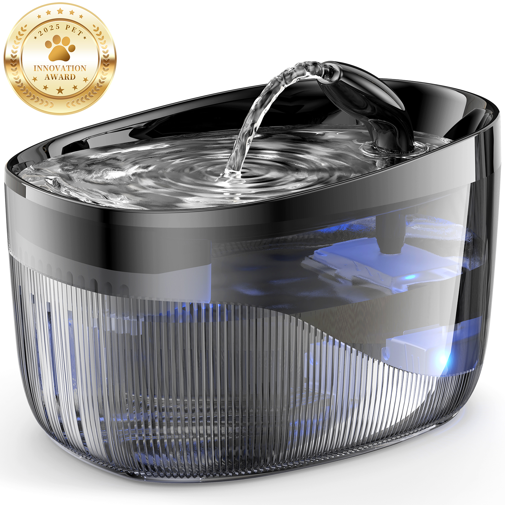 Muzpu 2.2L Ultra-Quiet Cat Water Fountain photo 1
