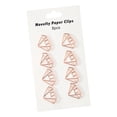 thumbnail image 4 of koolsoo 8x Large Paper Clips Accessories Metal Stationery for Invitation Card Party File Diamond, 4 of 8