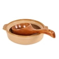 thumbnail image 5 of Soimiss Chocolate Wooden Rice Spoon Kitchen Tablespoon Scoop Natural Wood Large Capacity, 5 of 8