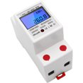 thumbnail image 1 of Medidor de energía de riel Din 5-32A DDM15SD Medidor de energía monofásico liviano portátil Estable Mini LCD Retroiluminación Pantalla digital KWH 230V Medidor de energía digital para corriente de vol, 1 of 11