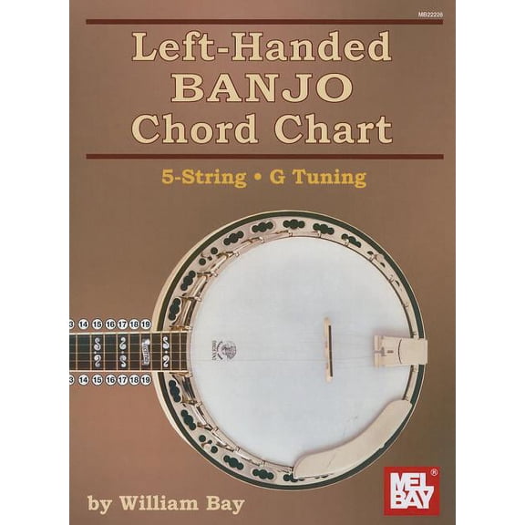 Left-Handed Banjo Chord Chart, (Paperback)
