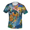 thumbnail image 2 of Simpsons Men's Short-Sleeve T-Shirt Summer Casual Tee Top Breathable Crewneck T-Shirt Small, 2 of 7
