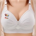 thumbnail image 2 of Wiyuqeen Bras for Women No Underwire Supportive Everyday Bras Plus Size Full Coverage Push Up Bralettes with Love Print, 2 of 5