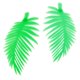 thumbnail image 2 of homedecorlover Acrílico Discoteca Pendiente Forma de hoja larga Earstuds verde Yuyangstore Pendiente de la mujer, 2 of 8