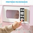thumbnail image 6 of Best Choice Products Wooden Cottage Kids Pretend Play Kitchen with 5 Accessories and Toy Storage - Cream, 6 of 10
