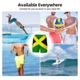 thumbnail image 6 of Mens Swim Trunks Jamaican Flag Quick Dry Board Shorts with Compression Liner, 6 of 6