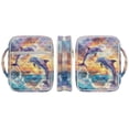 thumbnail image 3 of Xixirimido Dolphins Sea Sunset Glow Print Bible Cover Case for Women Men, Large Bible Bag Bible Study Supplies Accessories Quilted Bible Carrying Cases with Handle Christian Gift, 3 of 7