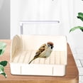 thumbnail image 1 of Baño para pájaros, ducha para pájaros, fuente, caja de ducha desmontable, fácil de limpiar, bañera para agapornis, periquitos, cotorras, canarios, 1 of 10