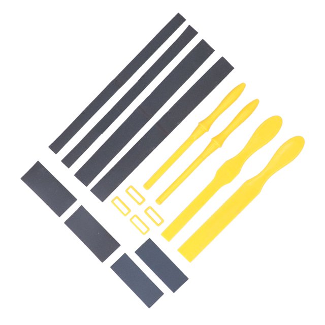 Kit De Papel De Lija Para Pulido, Mango De Plástico Antideslizante De Larga Vida útil Fácil De Usar Para eliminar óxido Para Carpintería