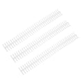 thumbnail image 2 of Plastic Binding Spine, Loose Leaf Rings Detachable  For Home Or School Use White, 2 of 8