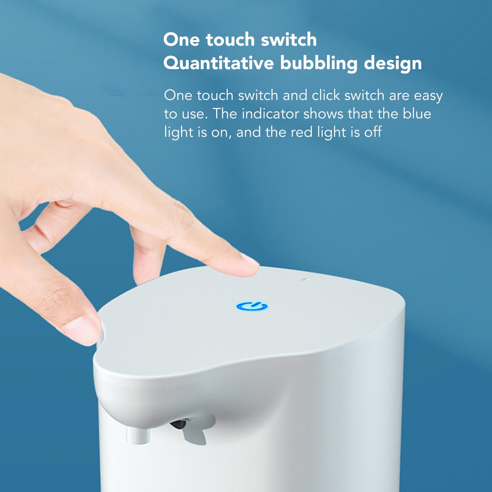 Suodoka Touchless Automatic Foam Soap Dispenser – 350 ML, USB Rechargeable, Life‑Grade Waterproof, Ideal for Kids, Hotels & Home Use