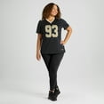 thumbnail image 6 of Women's Nike Nathan Shepherd Black New Orleans Saints Game Jersey, 6 of 7