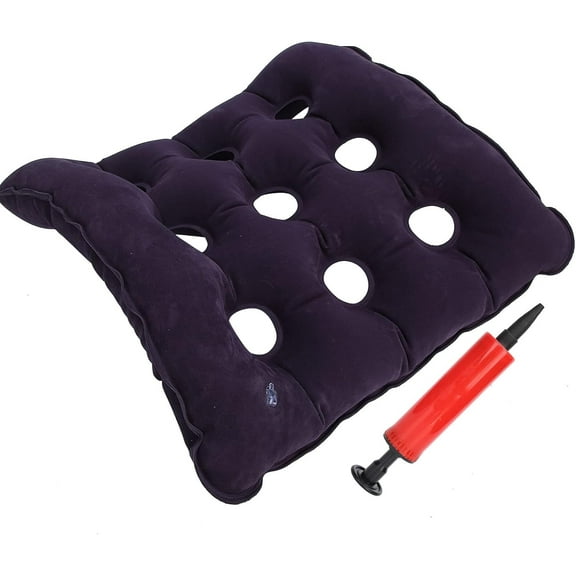 Inflatable Seat Cushion, Portable Waffle Chair Cushion with Inflatable Pump, NOGIS Pressure Relief Seat Cushion for Tailbone Sciatica Office Wheelchair Travel Cars