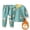 Mint Green, variant on Boys Outfits Infant Girl Fall Winter Cute Long Sleeve Elastic Waist 6M 1T 2T 3T Everyday Outfit Set 2Pcs