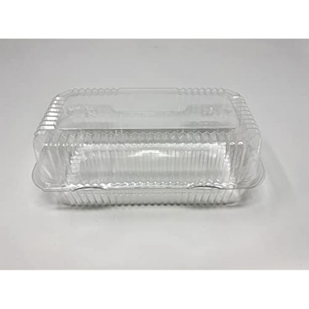 Dart C35ut1 Clear Hinged Lid Plastic Container 9"X 5 3/8" X 3 1/2