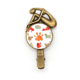 thumbnail image 1 of La huella de la familia animal gato lindo Broche broche broche broche Metal retro, 1 of 3