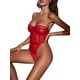 thumbnail image 3 of VISgogo Body Sexy para mujer, picardías erótico, lencería transparente sin tirantes, ropa de dormir seductora VISgogo moda, 3 of 8