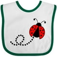 thumbnail image 3 of Inktastic Cute Red Ladybug Boys or Girls Baby Bib, 3 of 4