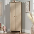 thumbnail image 3 of Pemberly Row Engineered Wood Storage Cabinet in Natural Maple Finish, 3 of 11