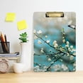 thumbnail image 6 of FMSHPON Cherry Blossom Butterfly Clipboard Hardboard Wood Nursing Clip Board and Pull for Standard A4 Letter 13x9 inches, 6 of 7