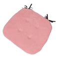 thumbnail image 3 of Dining Chair Pads, Non Slip Kitchen Chair Cushions Pads with Ties ( Square, 8 Colors) - pink, 40x40 cm, 3 of 6
