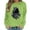 Green, variant on Halloween Fleece Lined Sweatshirts For Women Fall Crewneck Long Sleeve Ghost Printed Casual Pullover Tops S-XXL