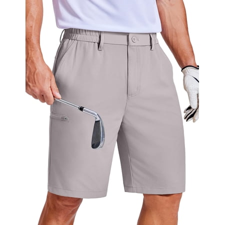 COOFANDY Mens Golf Shorts 9 Quick-Dry Stretch Lightweight Casual Shorts for Men Hiking Trip Fishing