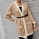 thumbnail image 4 of Puntoco Mujer Moda Color a juego Mangas largas Punto Cardigan Suelto tops Blusa Suéter Puntoco Puntoco-5010, 4 of 4