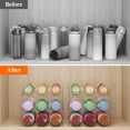thumbnail image 2 of Lifewit Stackable Water Bottle Organizer for Cabinet, Water Bottle Holder, Kitchen Pantry Organization and Storage, Plastic Fridge Wine Racks, Tumbler Travel Mug Cup Holder, 3Pack, Hold 9 Bottles, 2 of 8