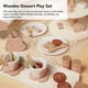 thumbnail image 4 of Pretend Dessert Cake Play Set Wooden Tea Party Pretend Play For Little Girls Toddlers, 4 of 5