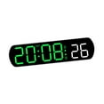 thumbnail image 2 of Reloj digital Macarena despertador de escritorio portátil pantalla de 12/24 horas Verde, 2 of 8
