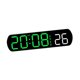thumbnail image 2 of Reloj digital Macarena despertador de escritorio portátil pantalla de 12/24 horas Verde, 2 of 8