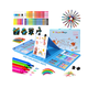 thumbnail image 1 of 208 Kit Acuarela Lápices Niños Kit De Dibujo Y Pinturas ESTUCHO  Malubero AZUL, 1 of 5
