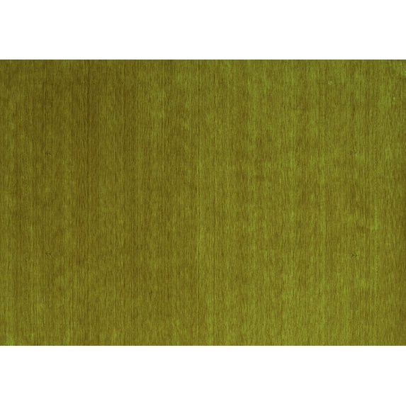 Ahgly Company Indoor Rectangle Abstract Green Contemporary Area Rugs, 2' x 3'